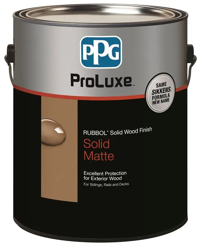 PPG ProLuxe Rubble Solid Matte Wood Finish Medium Base Gallon
