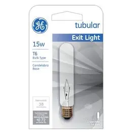 15-Watt Clear Exit Sign Light Bulb Emergency Lighting Replacement