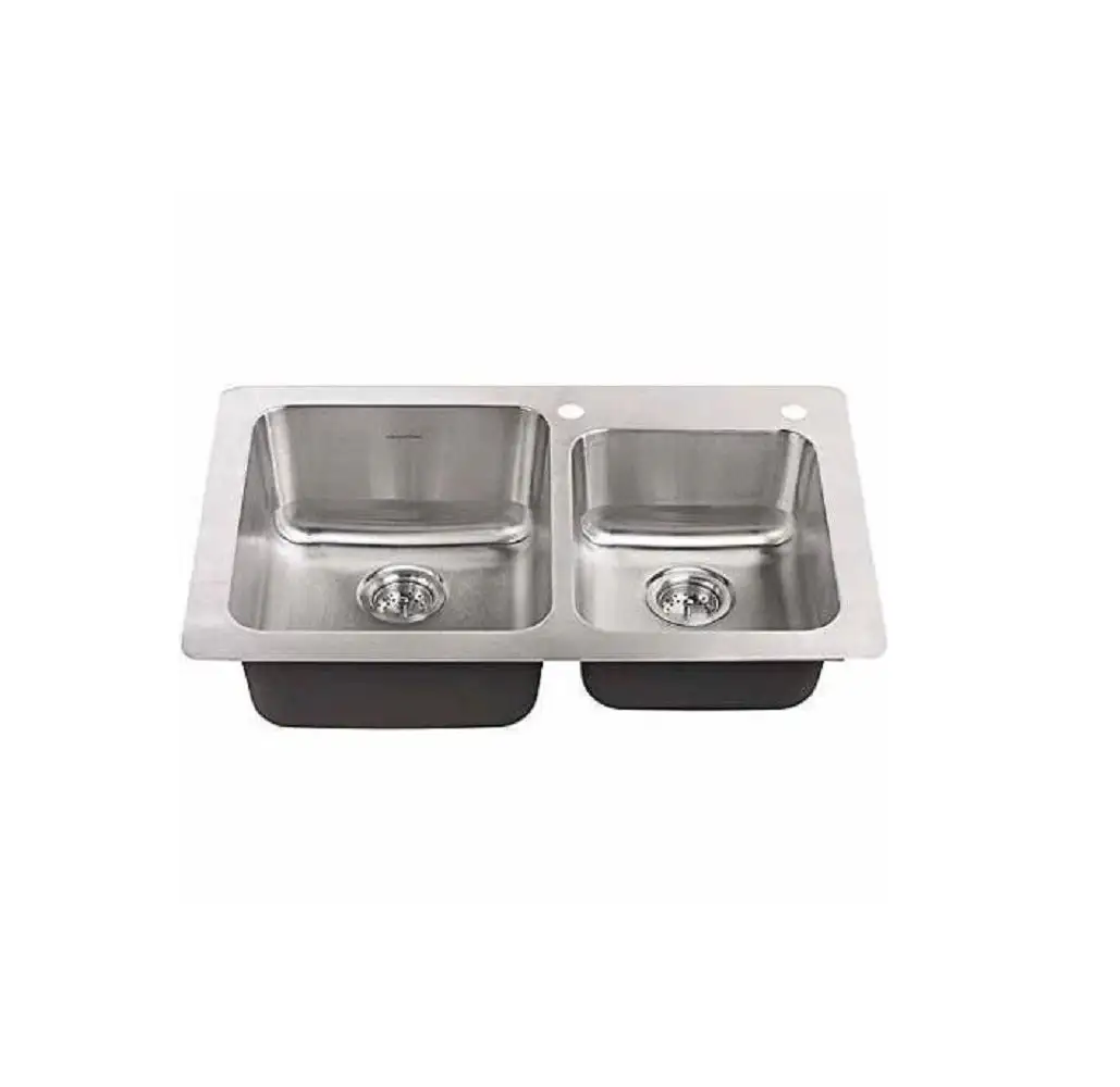 American Standard 18CR.332232C.075 Montvale Double Bowl Kitchen Sink Stainless Steel