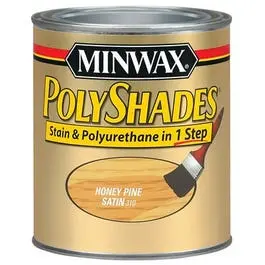 1/2-Pint Honey Pine Satin Polyshades Wood Stain Minwax