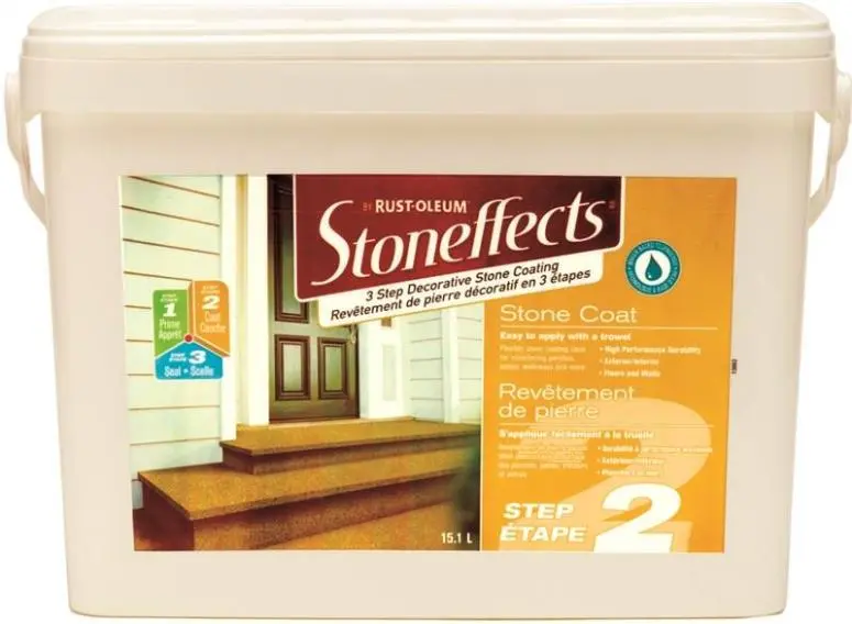 Rust-Oleum N5220805P Stoneffects Step-2 Stone Coating Red Canyon 15.1 L Large Projects