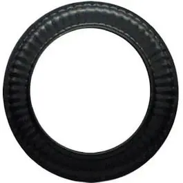 Black Stove Pipe Trim Collar 28-Ga. 4-. Venting Systems Imperial