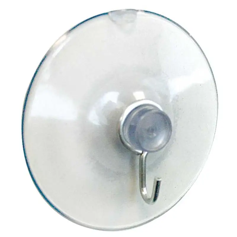 Crawford Large Plastic Suction Cup Hooks Pack 50 Heavy Duty Hanging Hooks