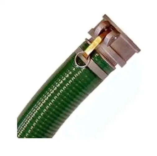 Abbott Rubber 2 Inch x 20 Feet PVC Suction Hose CN Fitting Industrial Applications