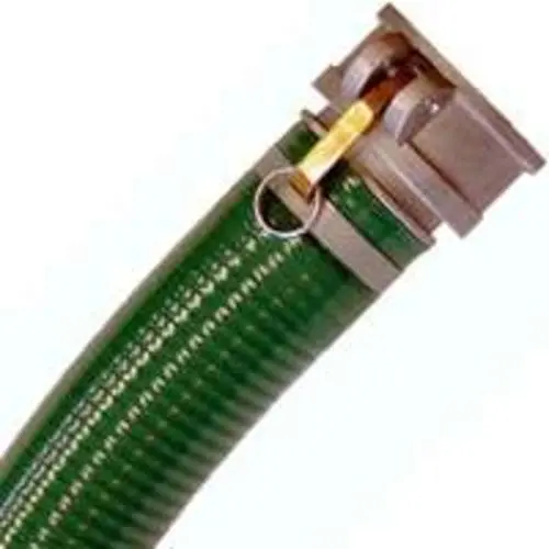 Capital Rubber 3X20 PVC Suction Hoses Quick Connect and NPT