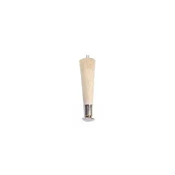 Waddell 02506 Round Taper Leg 6 Inches - Solid Wood Furniture Support