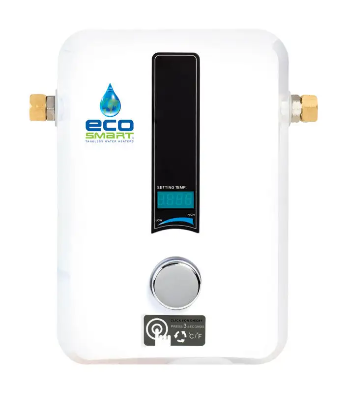 Ecosmart Electric Tankless Water Heater On Demand Hot Water System Home