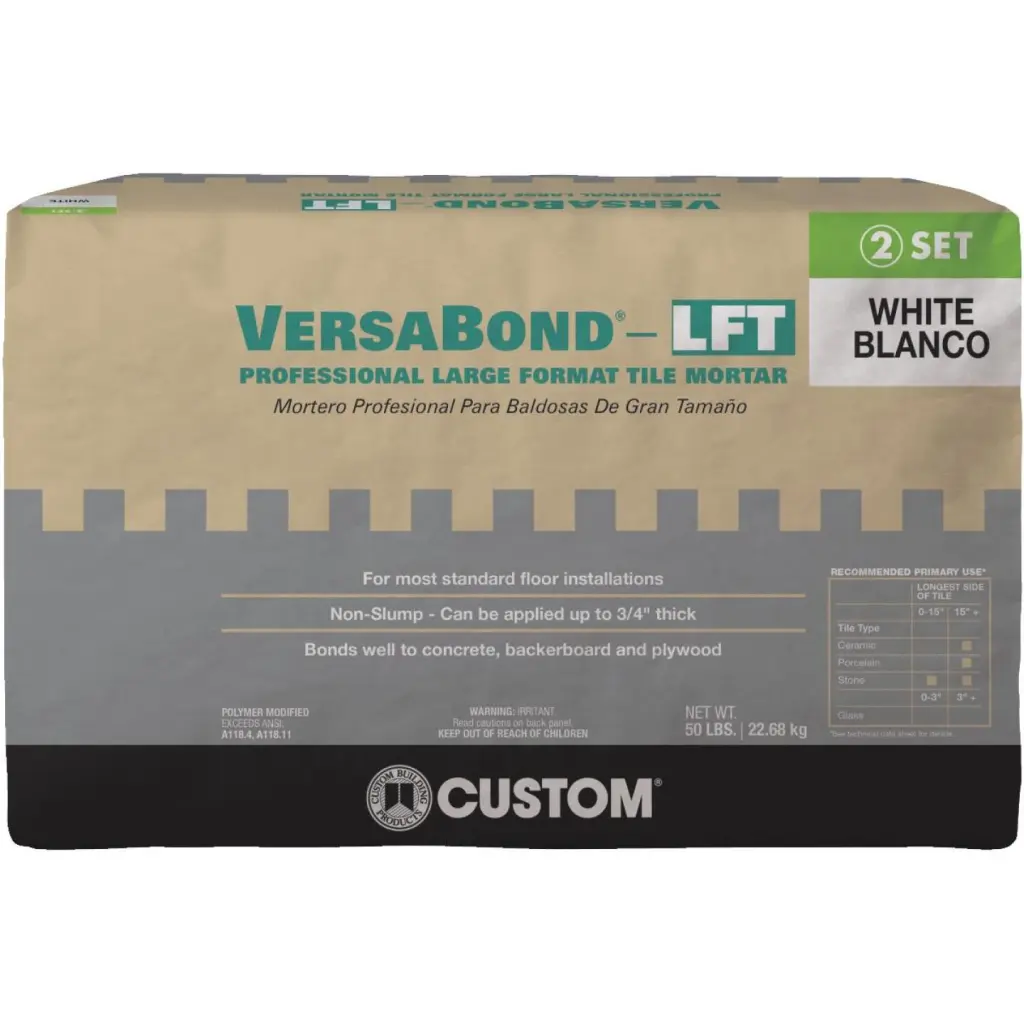 Custom Building Products VersaBond 50 Lb White Large Format Tile Mortar