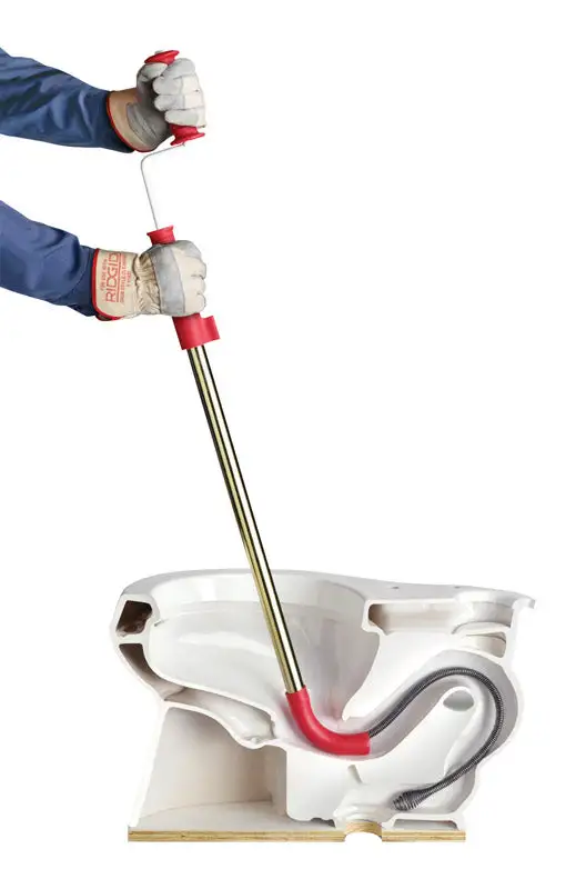RIDGID 3 ft L Toilet Auger Heavy Duty Clog Remover Toilets