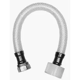 Reinforced Poly Vinyl Toilet Connector 1/2 FIP x 7/8 Ballcock x 12-Inch Various