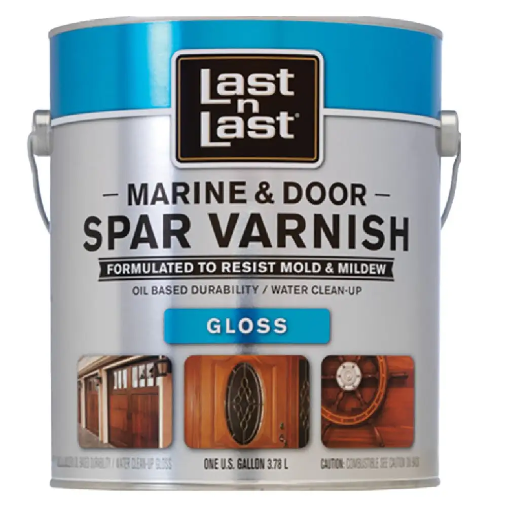 Absolute Coatings 94001 Last-n-Last Ultra Gold Spar Varnish Gloss 1 Gallon