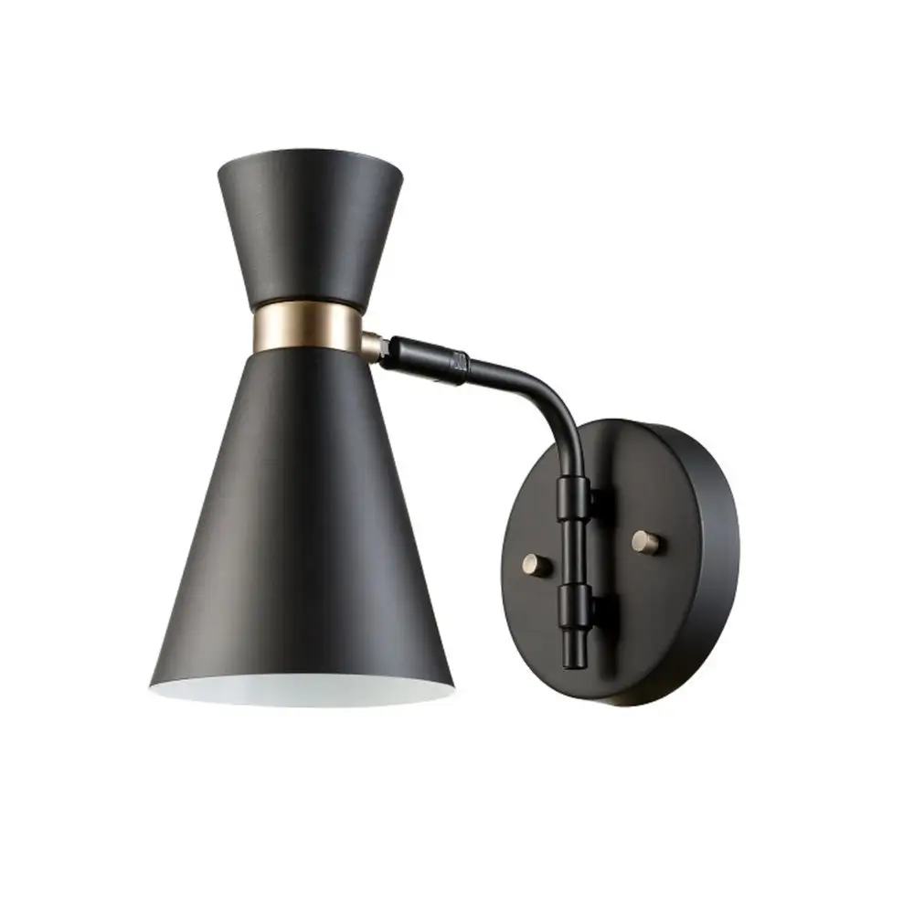 Globe Electric 51444 Parker 2-Light Wall Sconce 60 Watt Vintage Brass