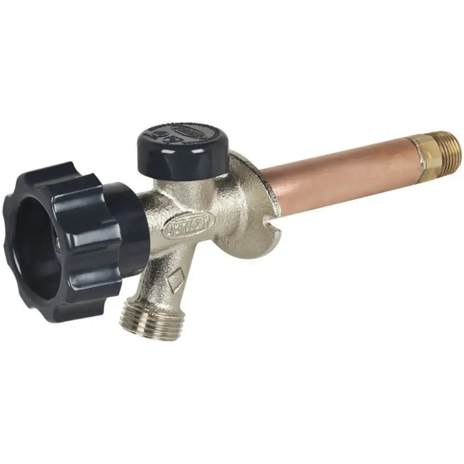 Prier 478-04 Residential Anti-Siphon Wall Hydrant Mansfield Style 4 Inch