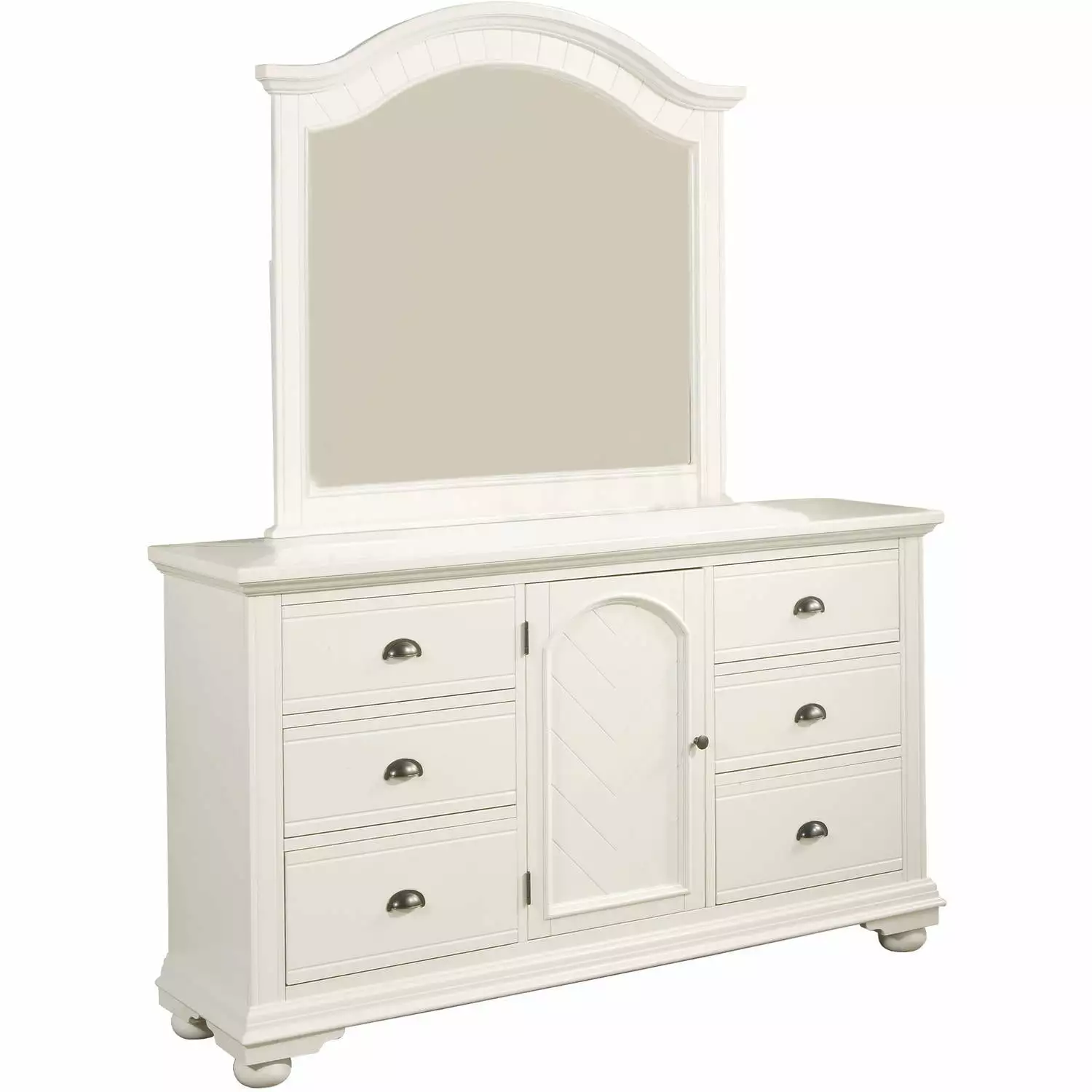 Picket Houtilize Addison White Mirror Box 2 2 Converted to Inflex Kit Picket House Furnishings