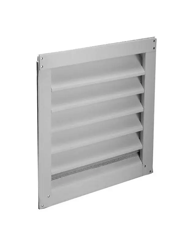 Air Vent 18 . W x 24 . L White Aluminum Wall Louver Pack 2 Ventilation