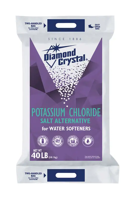 Diamond Crystal Potassium Chloride Crystals 40 lb Bag