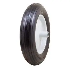 15-1/2 Inch Diameter Flat-Free Contractor Wheelbarrow Tire Various
