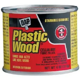 Plastic Wood Cellulose Fibre Wood Filler Pine 4-oz Repair and Restoration Dap