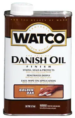 Watco Transparent Golden Oak Danish Oil 1 Pint Pack 4 Wood Restoration