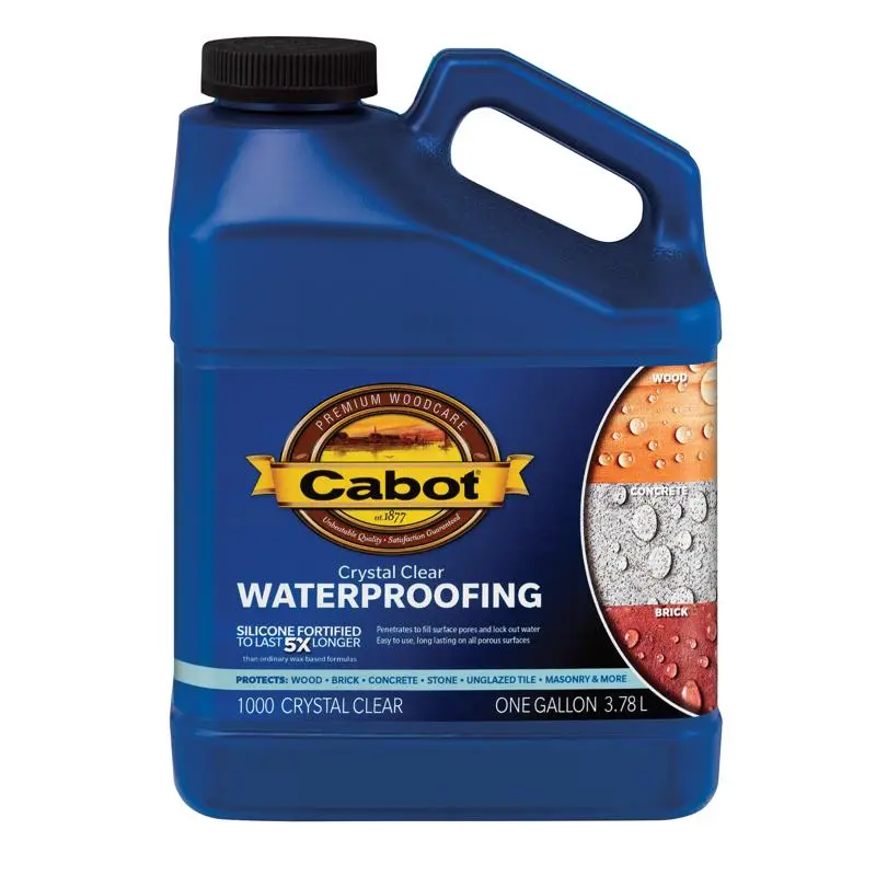 WOOD WATERPROOFER GAL Pack 4 Exterior Wood Sealant and Protector Cabot