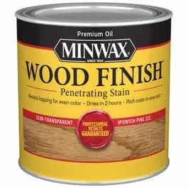 1/2-Pint Ipswich Pine Wood Finish Stain Furniture and DIY Projects Minwax