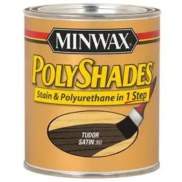 1/2-Pt. Satin Tudor Polyshades Wood Stain and Polyurethane One Minwax