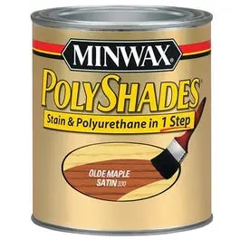 1-Qt Satin Olde Maple Polyshades Wood Stain Furniture & Floors Minwax