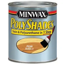1-Quart Gloss Pecan Polyshades Wood Stain Interior and Exterior Use Minwax