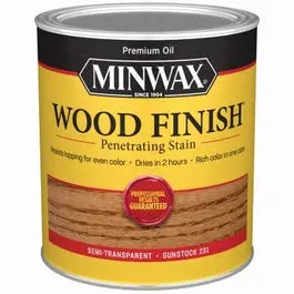 1-Quart Gunstock Wood Finish Stain Interior and Exterior Projects Minwax