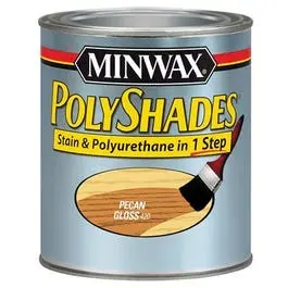 1/2 Pint Gloss Pecan Polyshades Wood Stain and Polyurethane Finish Minwax