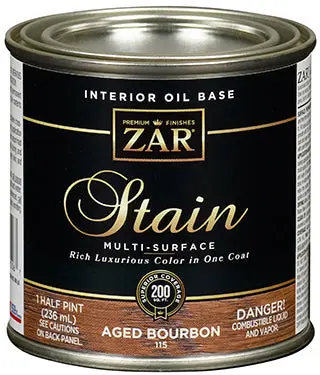 ZAR STAIN 1/2 PT M Ink Interior Wood Stain UGL