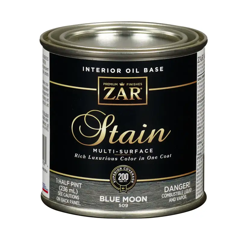 ZAR Semi-Transparent Blue Moon Oil-Based Wood Stain 8 oz Pack 6