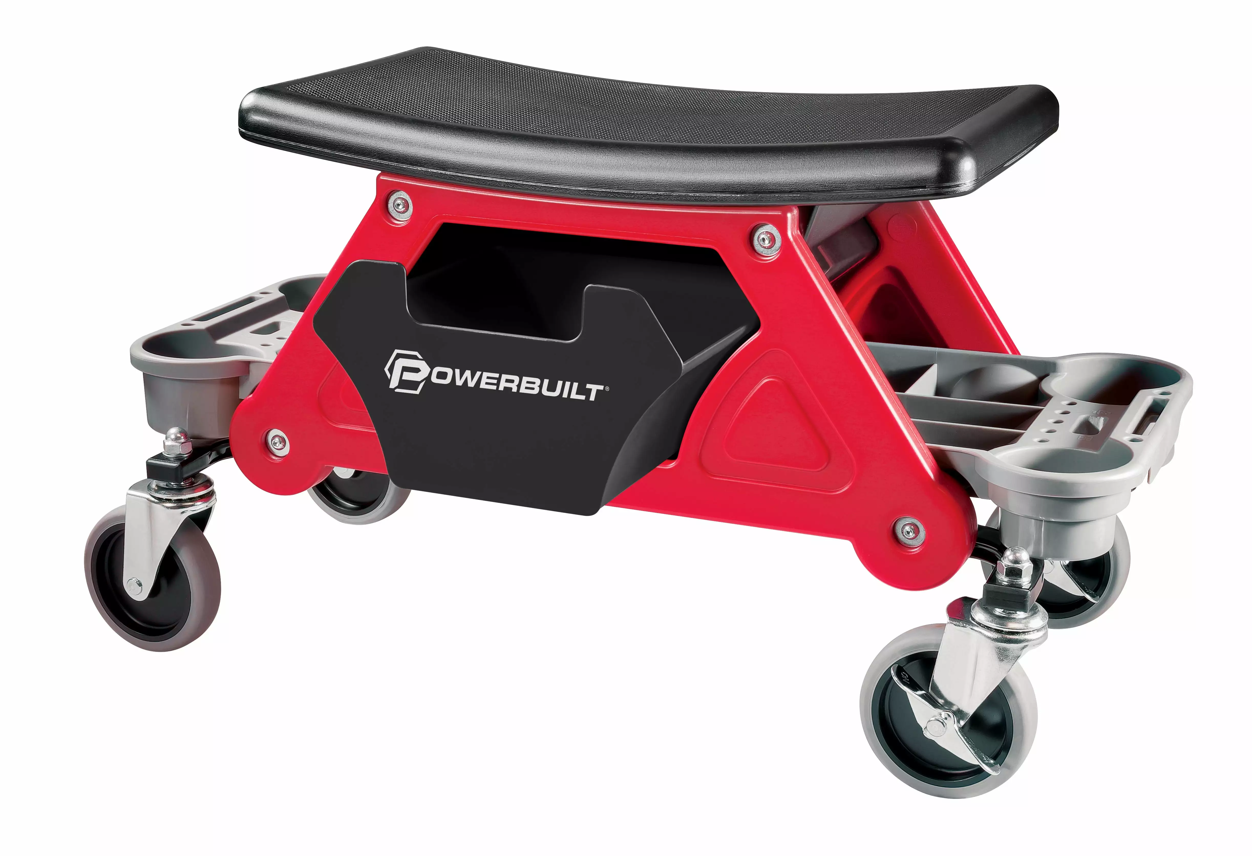 Powerbuilt Heavy Duty Rolling Work Seat Storage Trays