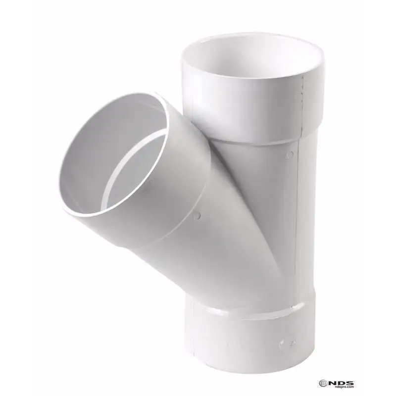 NDS Schedule 35 6 Hub PVC Wye Drainage Systems 1 Pack